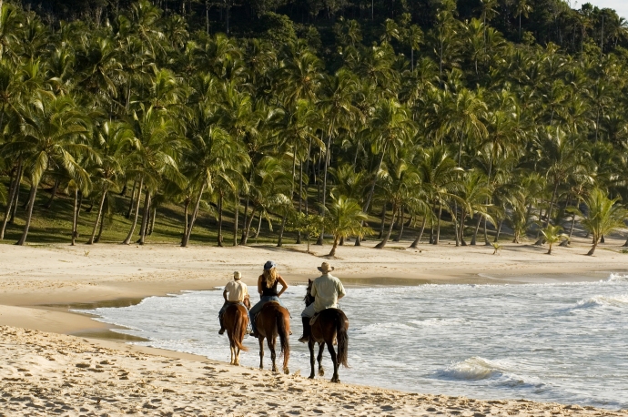Brazil offers beautiful beach riding
